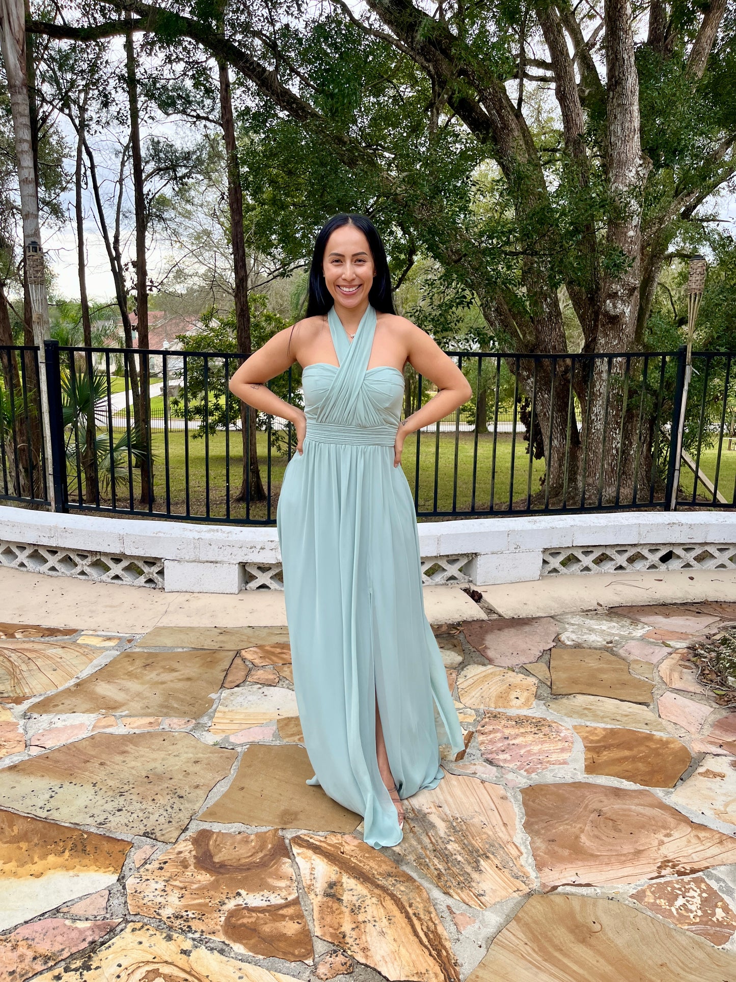 Chiffon Convertible Dress