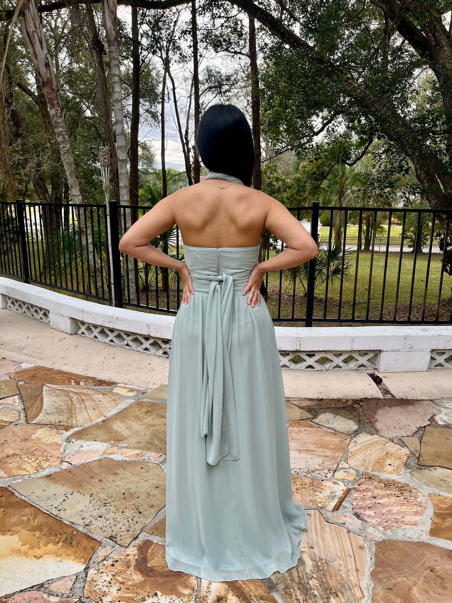 Chiffon Convertible Dress