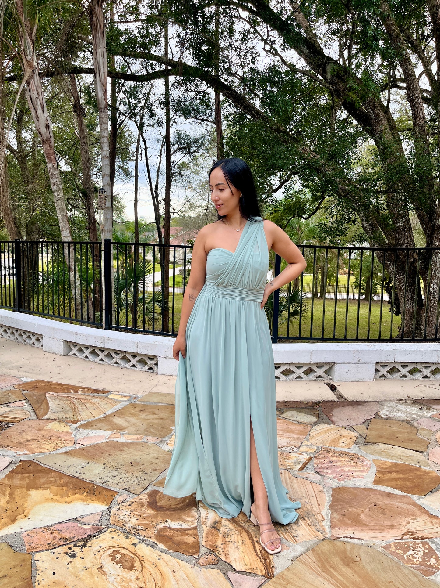 Chiffon Convertible Dress