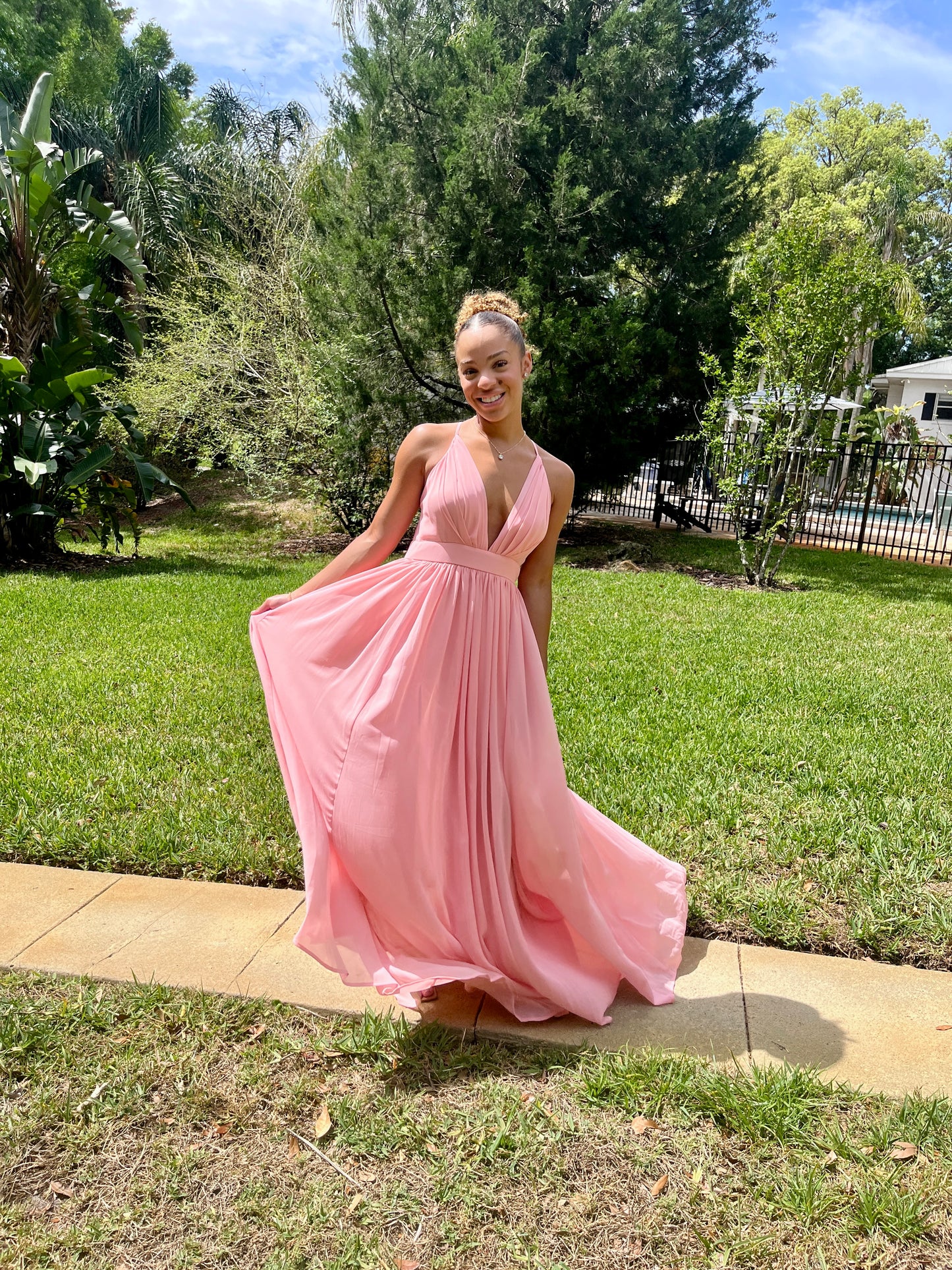 Flowy V-Neck Dress