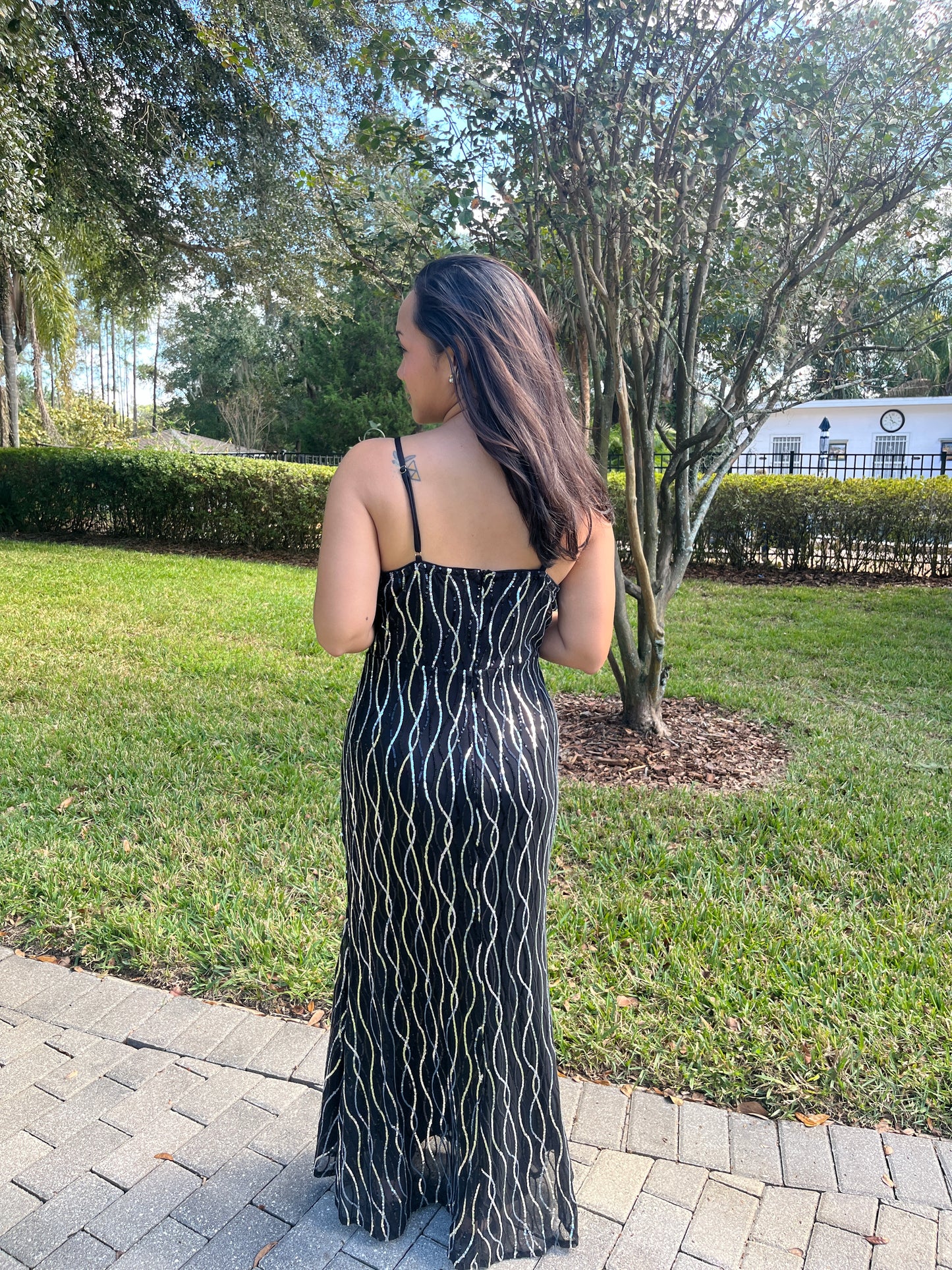 Sequence Spaghetti Straps Dress