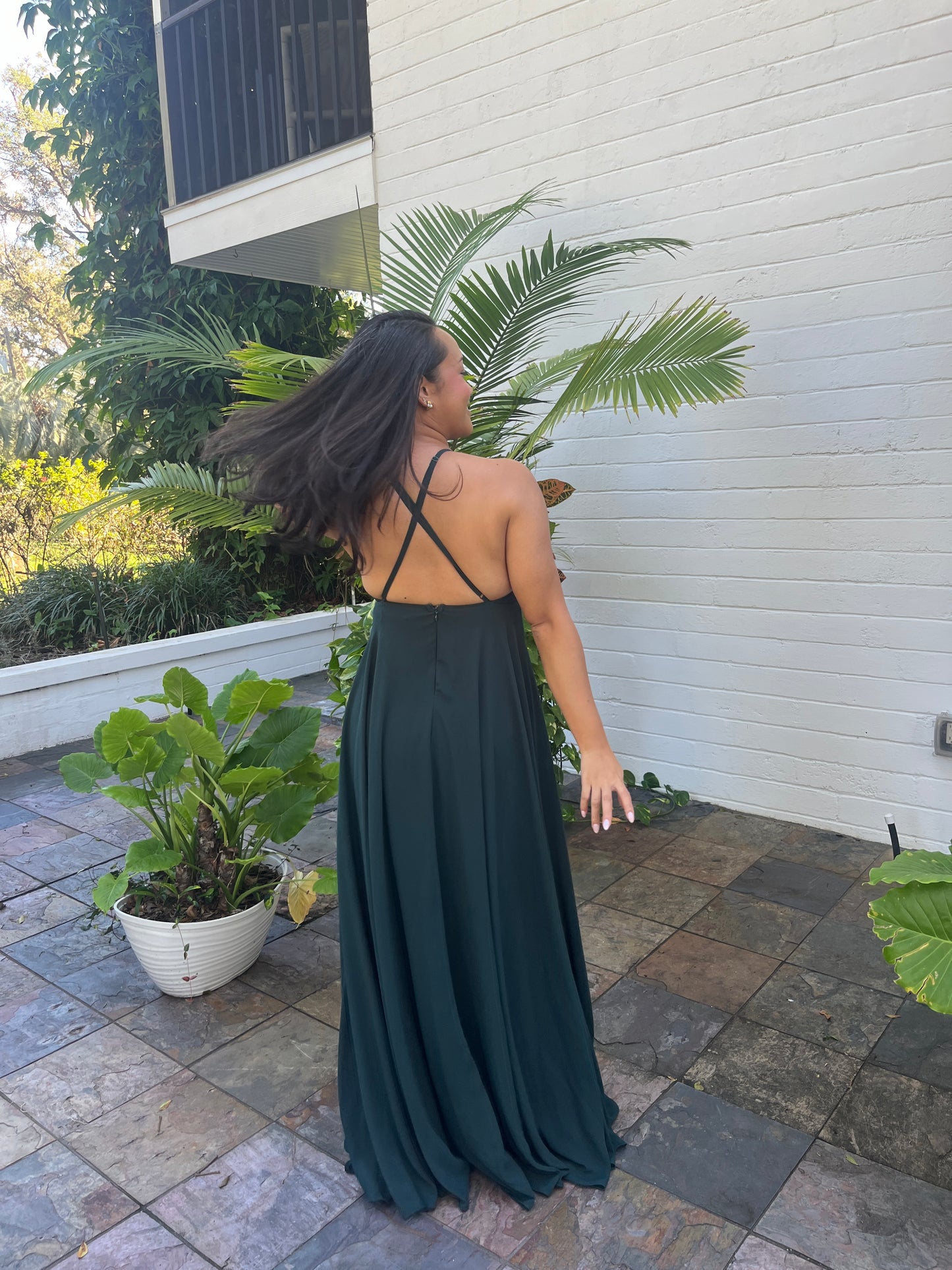 Flowy Criss-Cross Back Dress