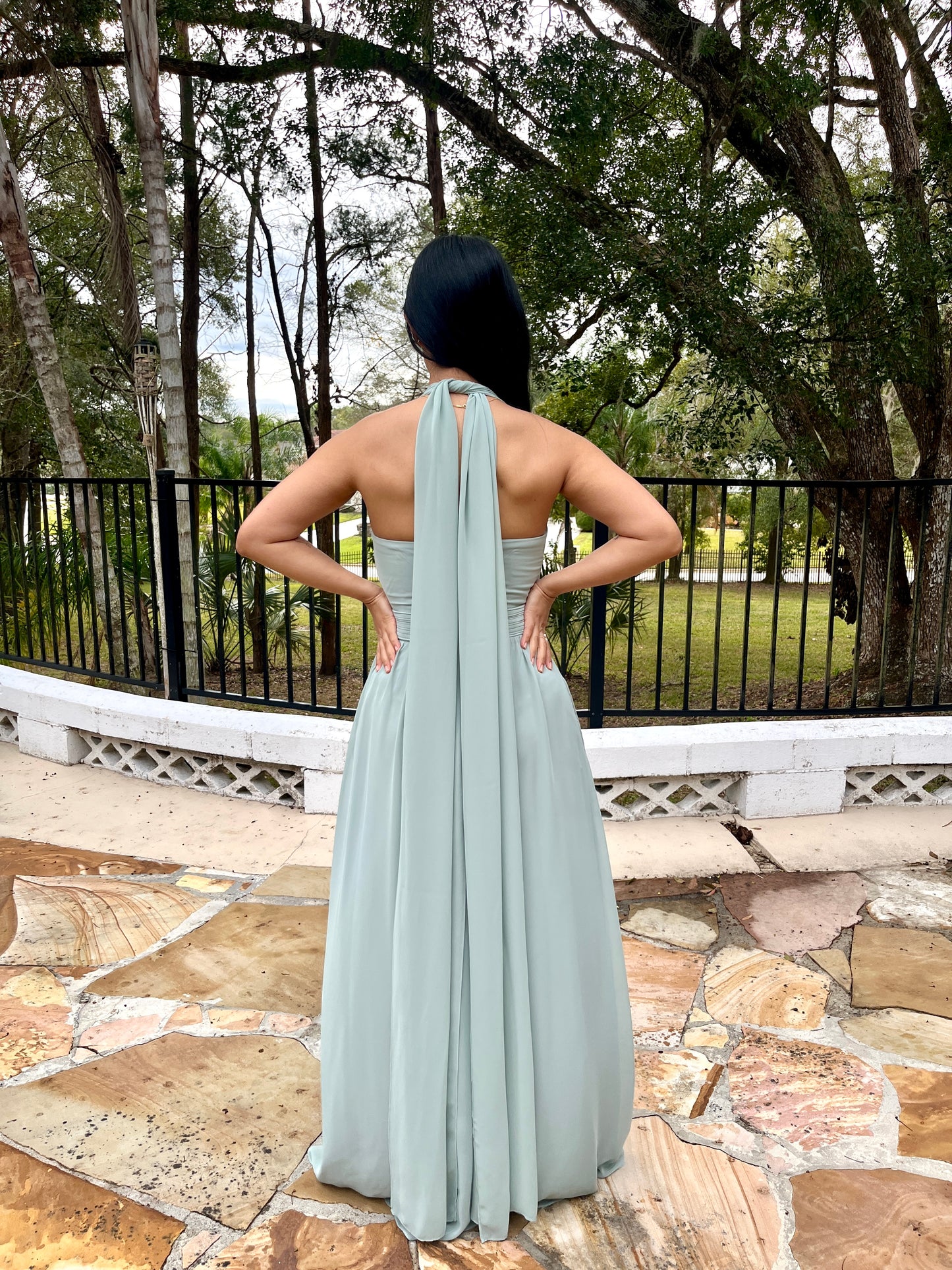 Chiffon Convertible Dress
