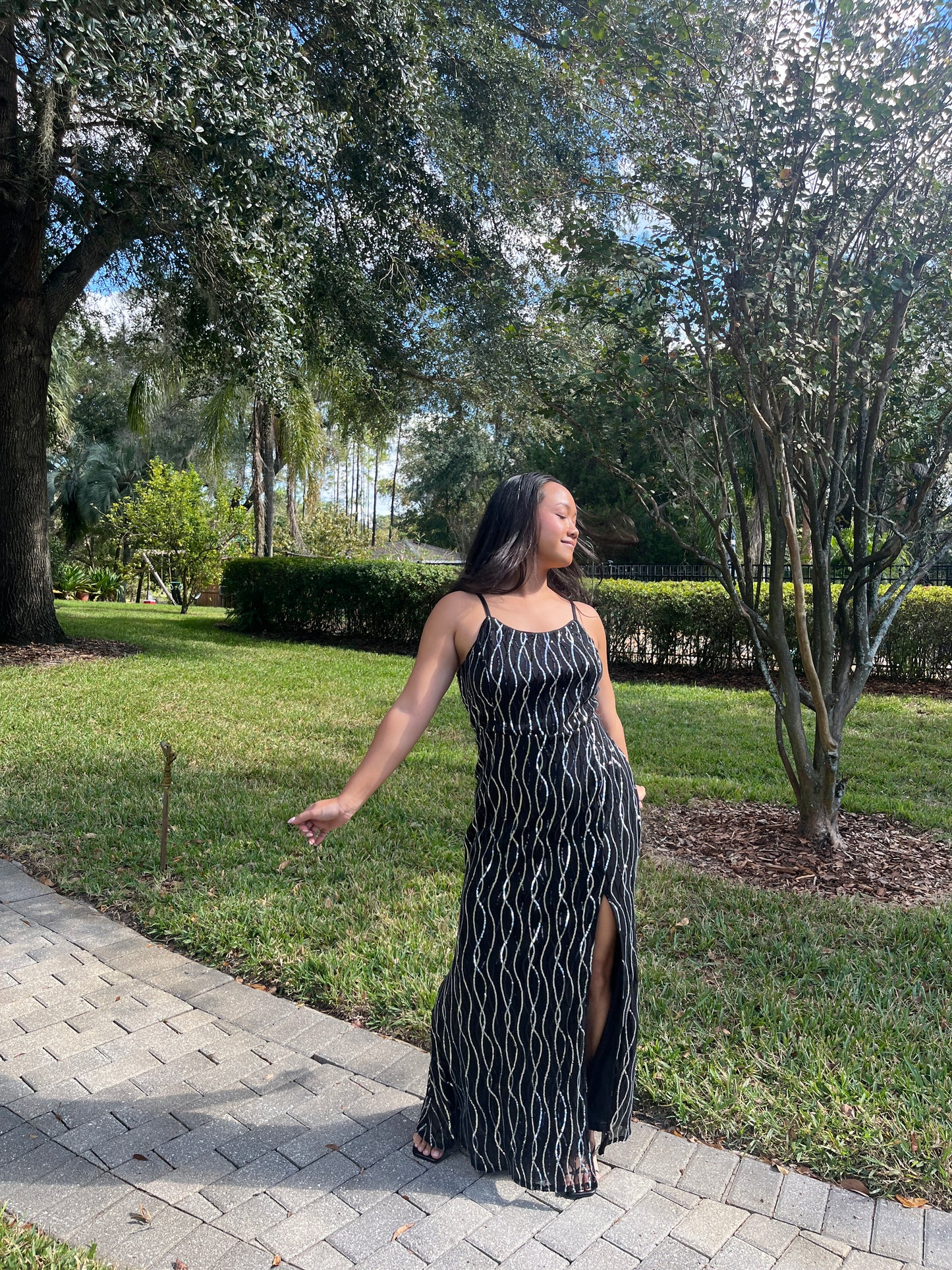 Sequence Spaghetti Straps Dress