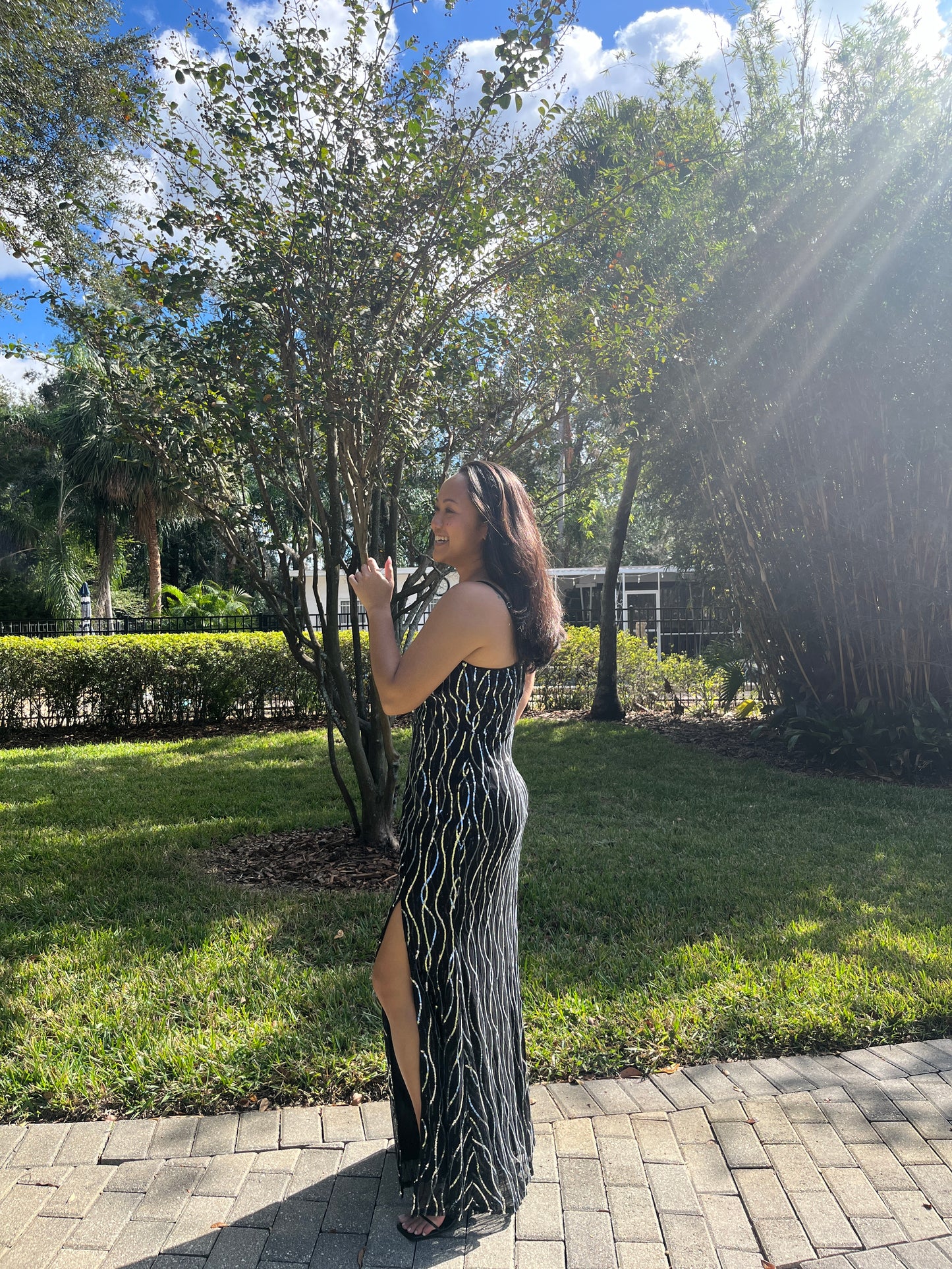 Sequence Spaghetti Straps Dress