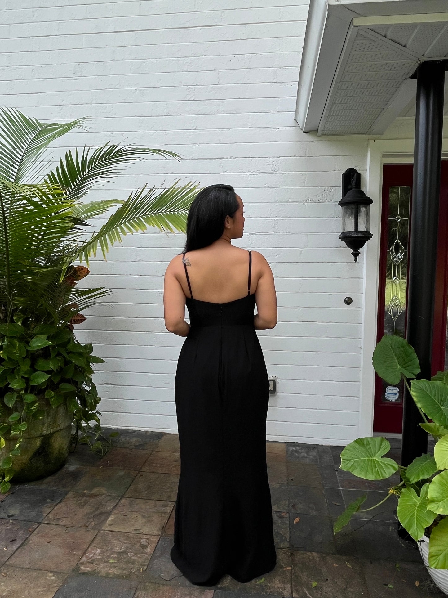 Square Neckline Classic Sheath Dress