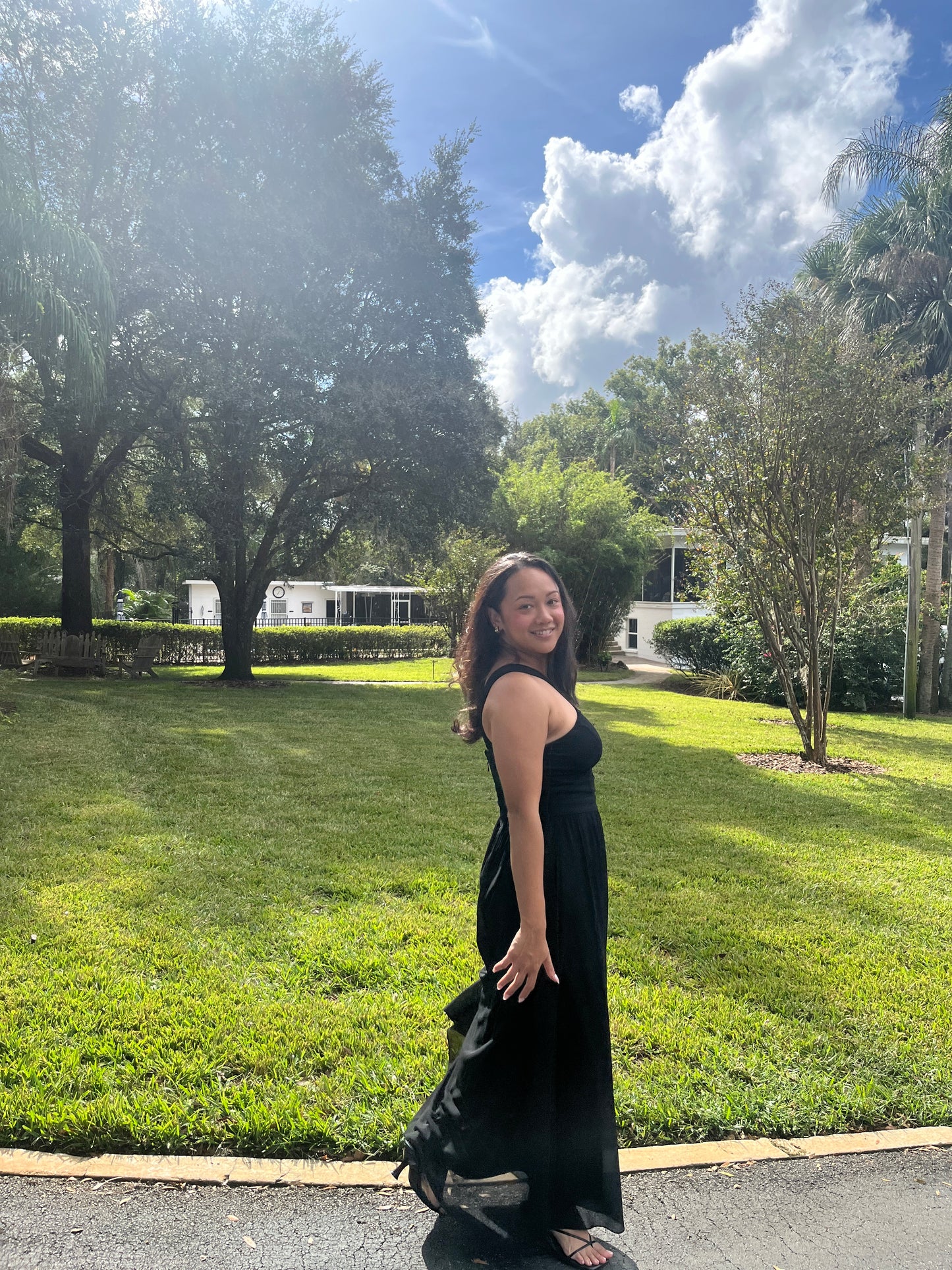 Modified Halter Banded Waist Dress