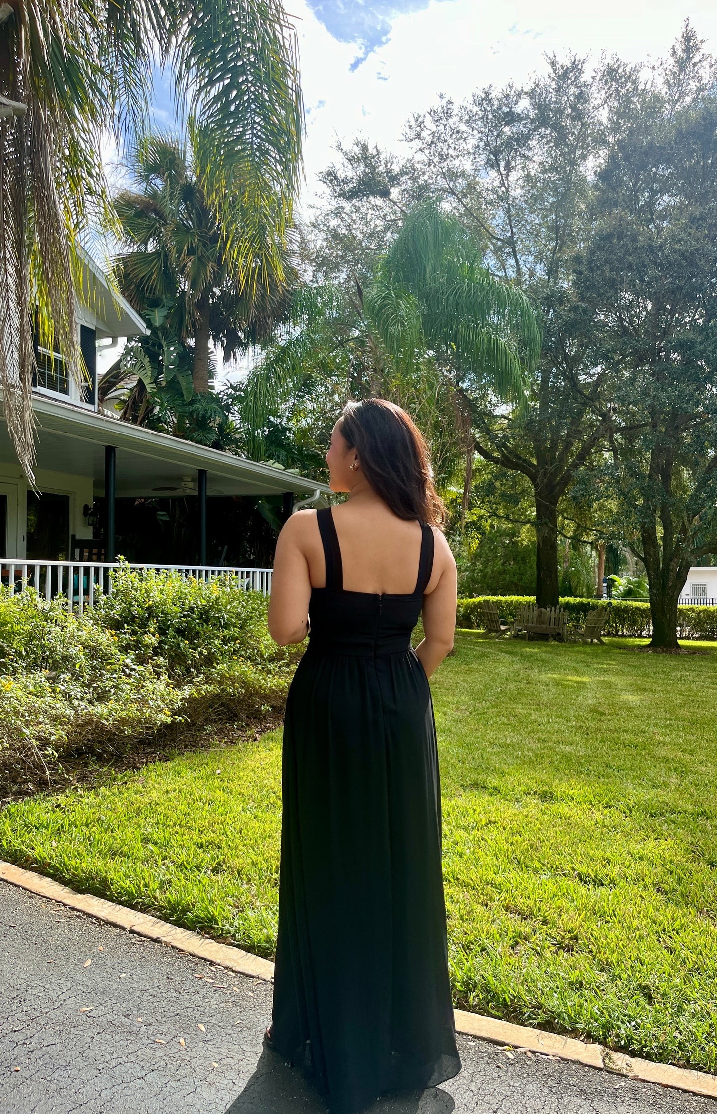 Modified Halter Banded Waist Dress