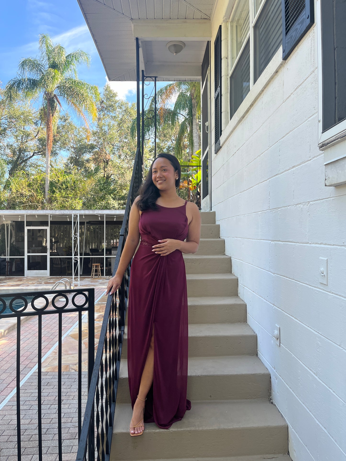 Lace Inset Bodice Dress