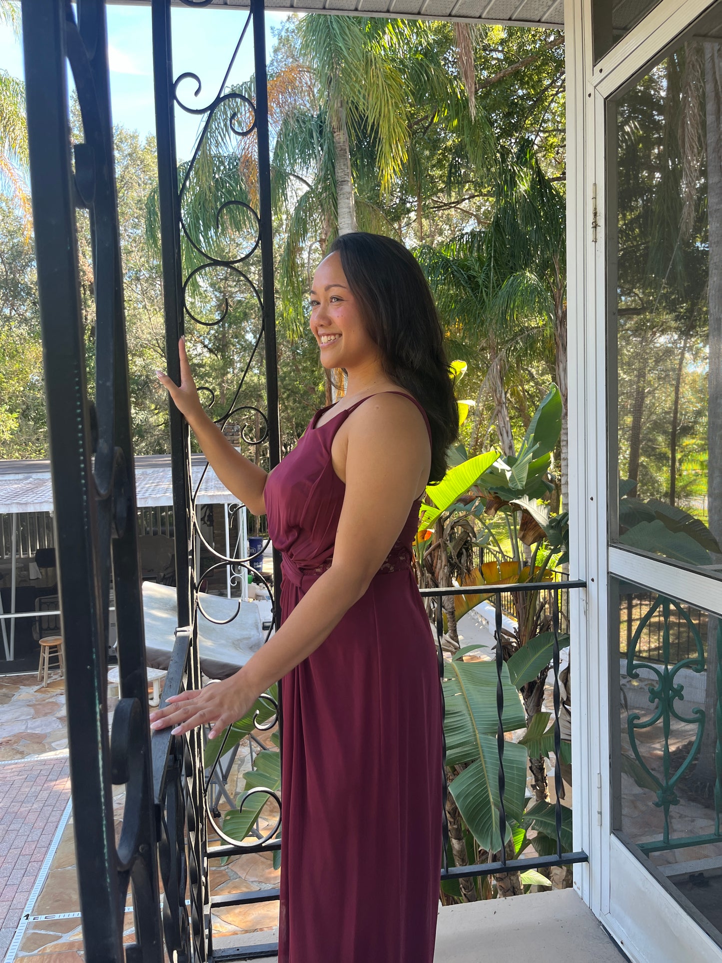 Lace Inset Bodice Dress