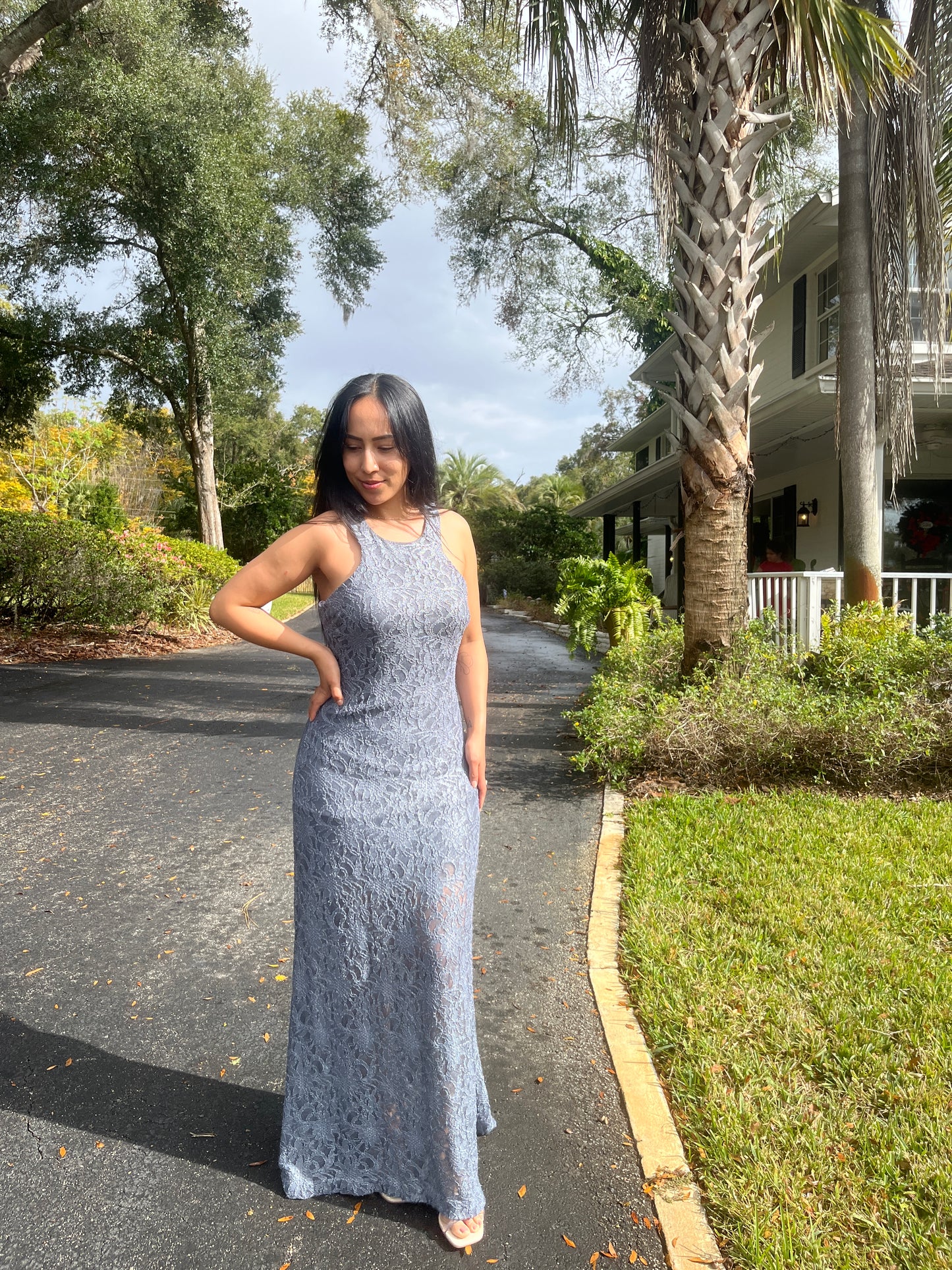 Halter Lace Dress