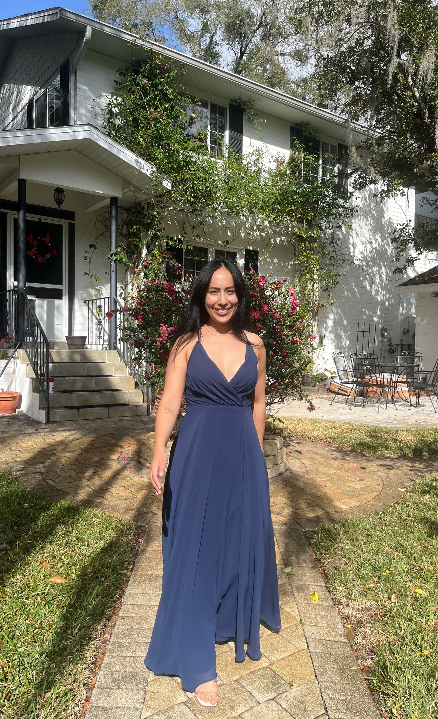 V-Neck Flowy Dress