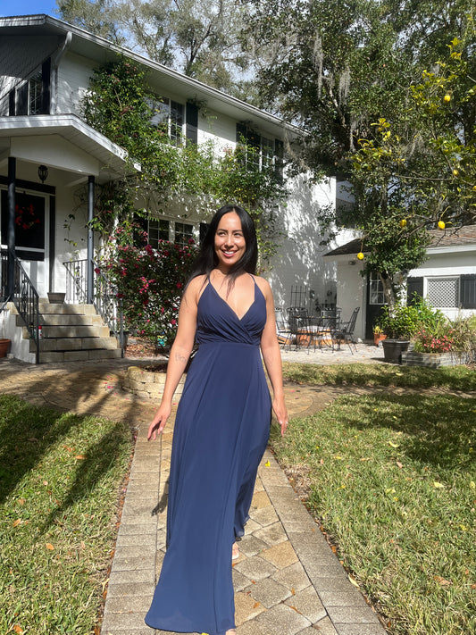 V-Neck Flowy Dress