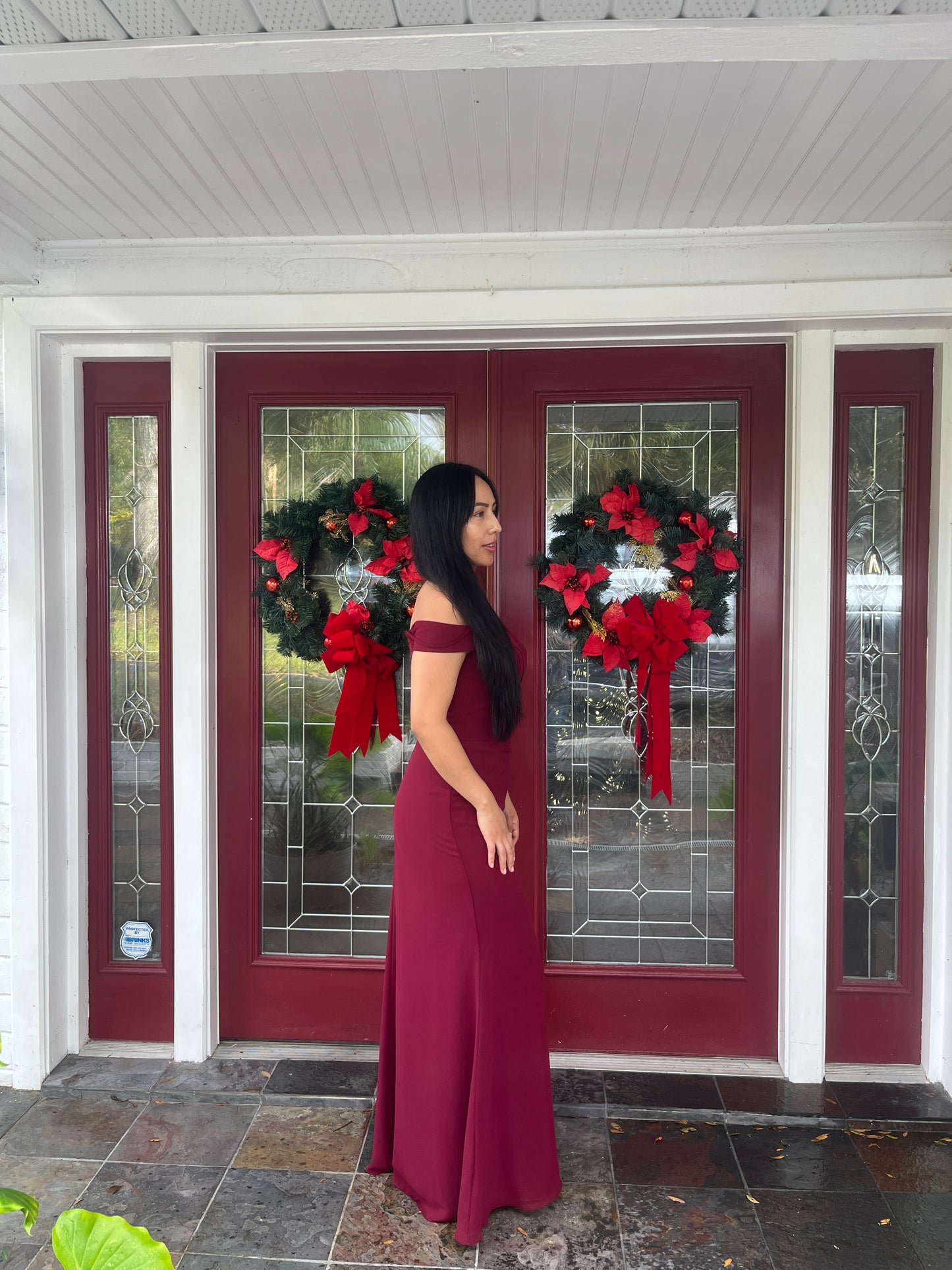 Cold Shoulder Sweetheart Neckline Dress
